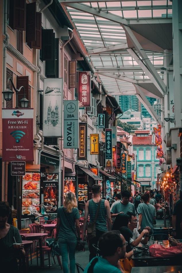 A street in Singapore 