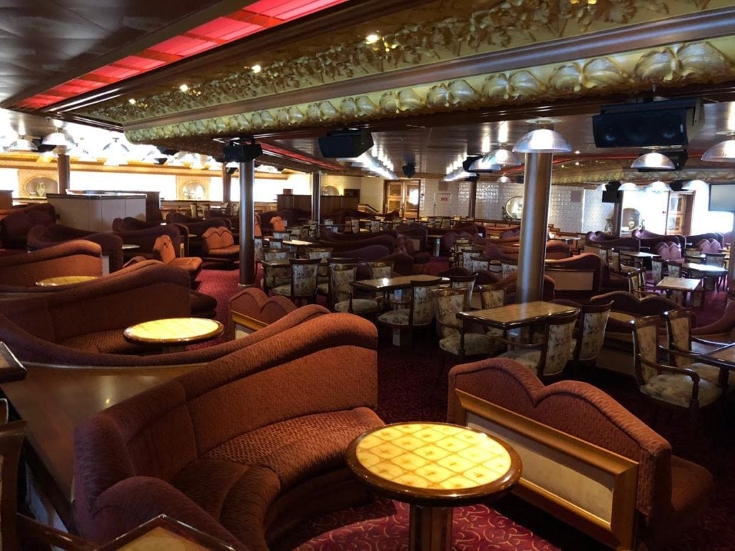 Victoria aft lounge Carnival Liberty