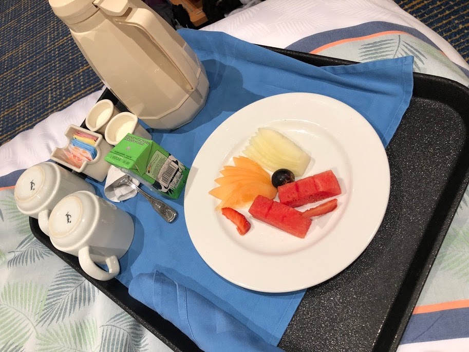 Carnival Cruise Line continental breakfast