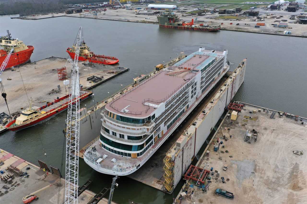 viking mississippi float out shipyard louisiana