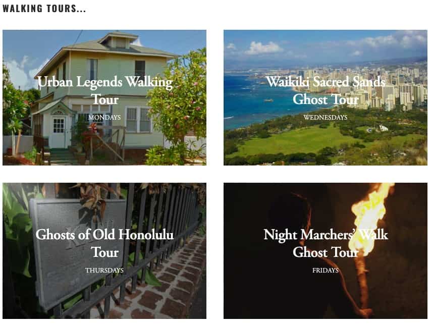 Ghost Tours - Honolulu Night Activities