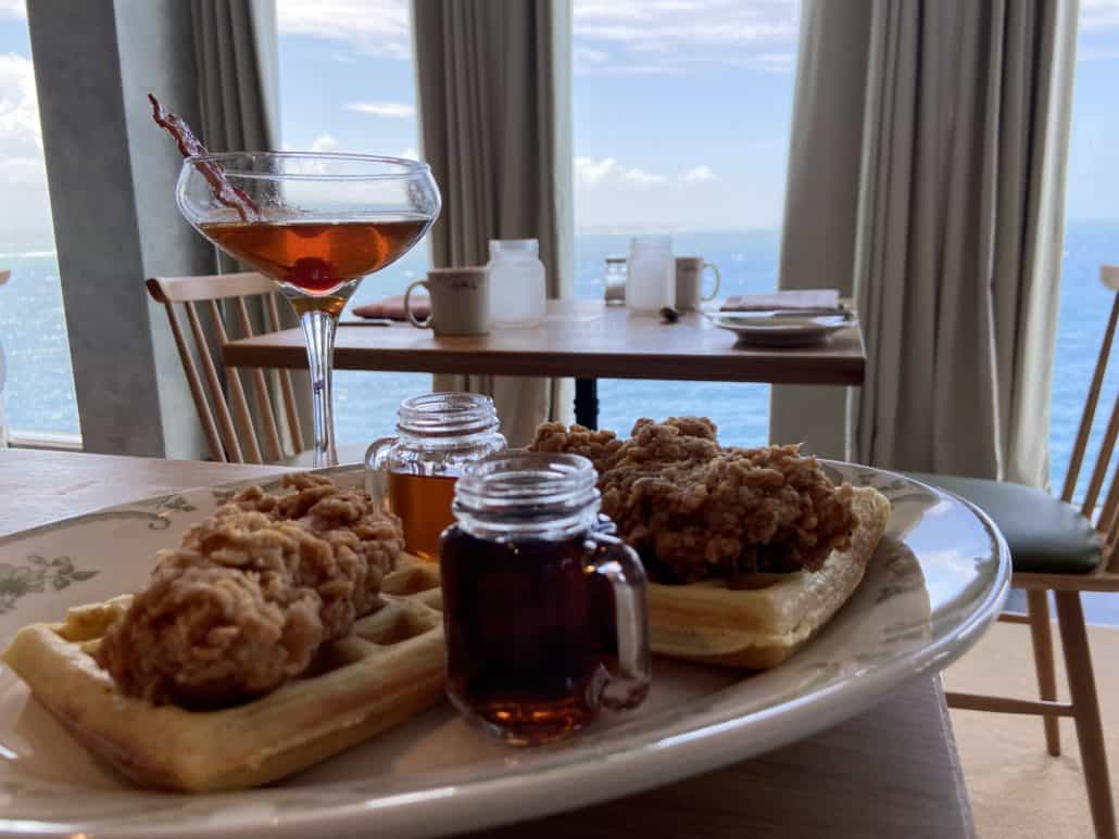 mason jar chicken and waffles wonder of the seas