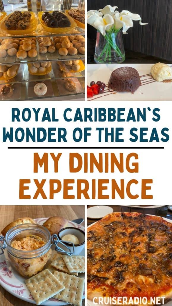 royal caribbean wonder of the seas dining