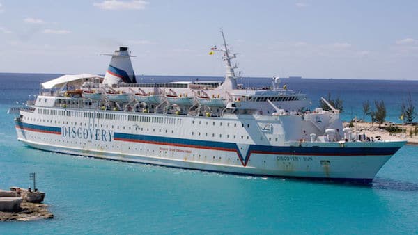 ms Caribe as Discovery Sun for Discovery Cruise Line - photo: Jon Worth via Wikipedia 