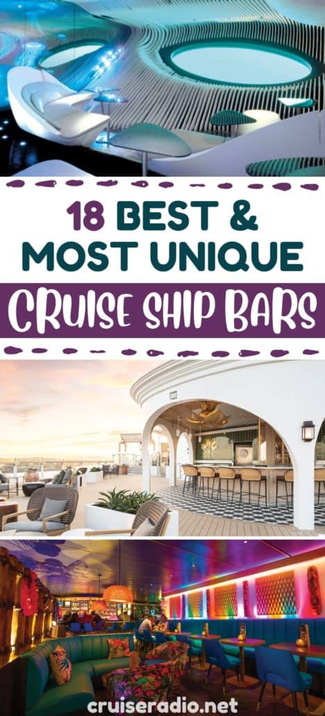 18 best and most unique cruise ship bars
