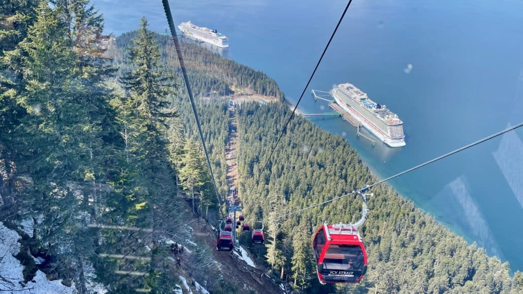 skyglider gondola icy strait point alaska