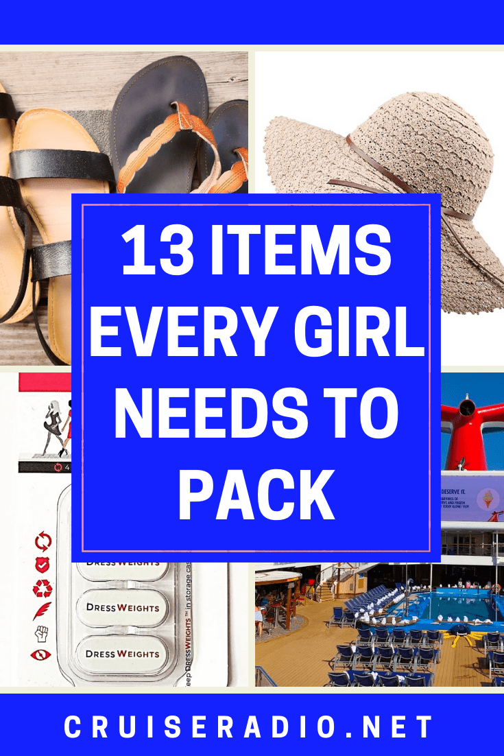26 Items Every Girl Should Pack For a Cruise