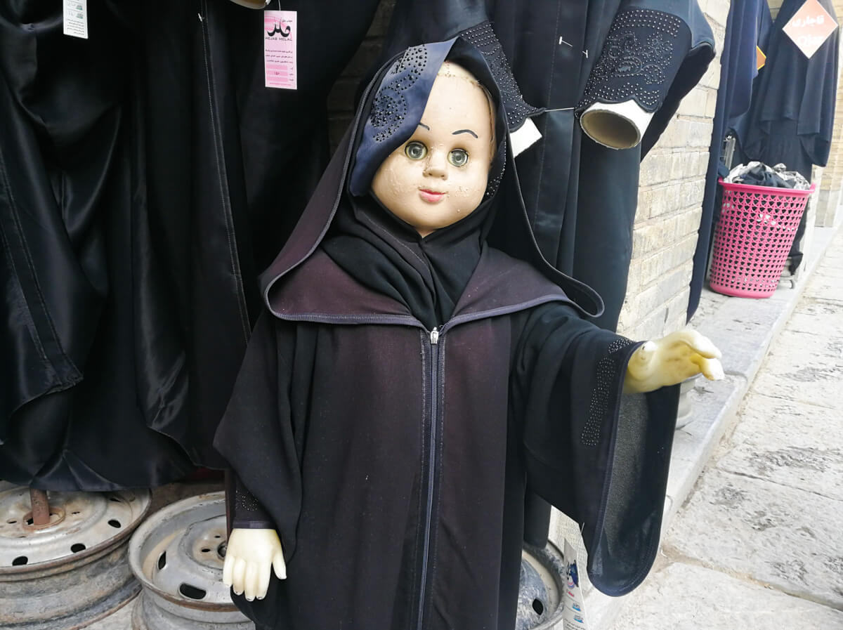 mannequins in Iran