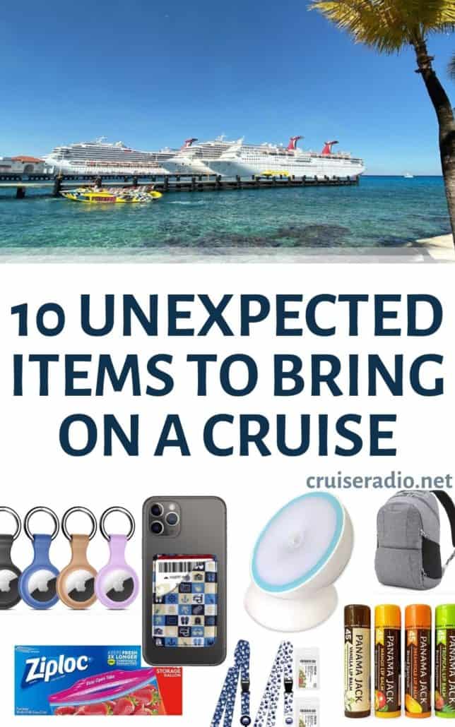 cruise packing list: 10 unexpected items to bring on a cruise