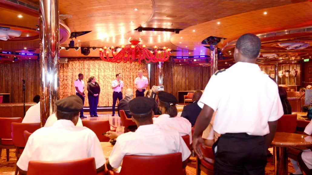 carnival dream hosts bahamas maritime students