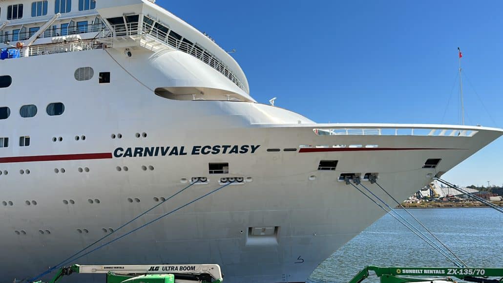 carnival ecstasy exterior mobile alabama final cruise