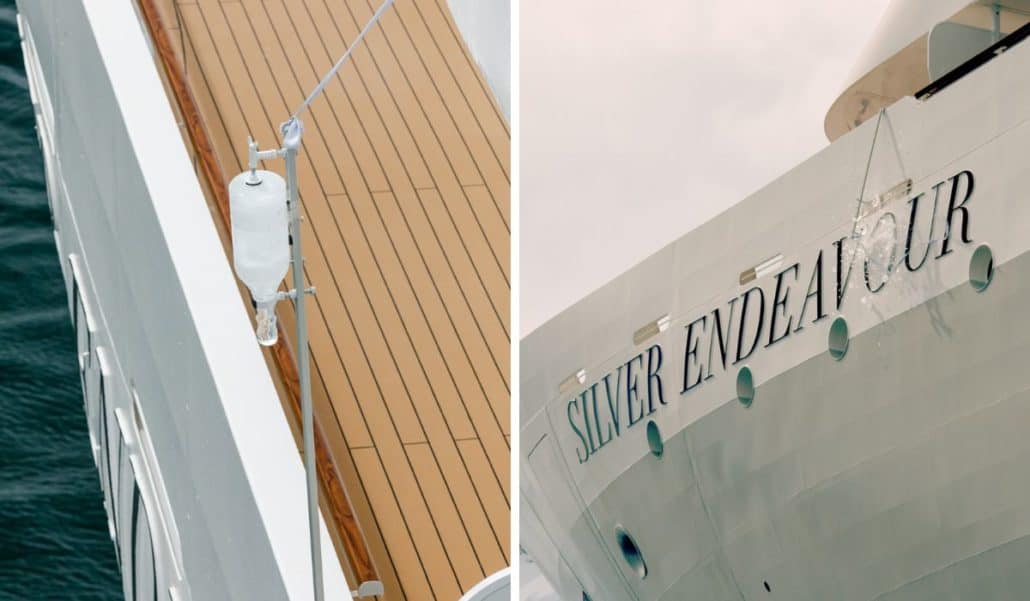 silversea cruises silver endeavour christening
