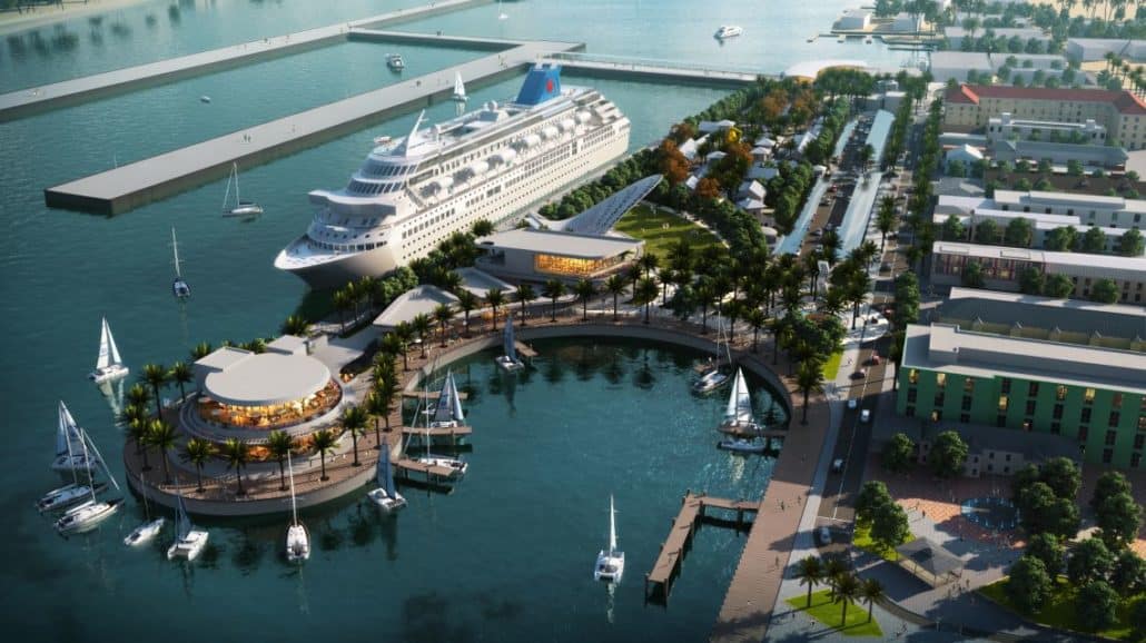 nassau cruise port project rendering