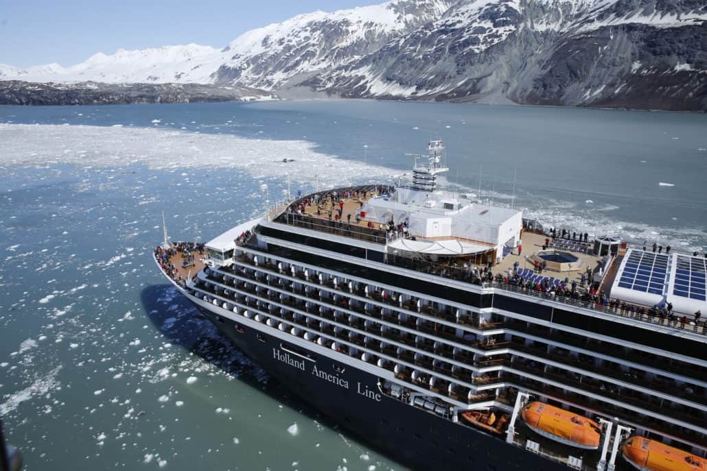 westerdam in glacier bay alaska