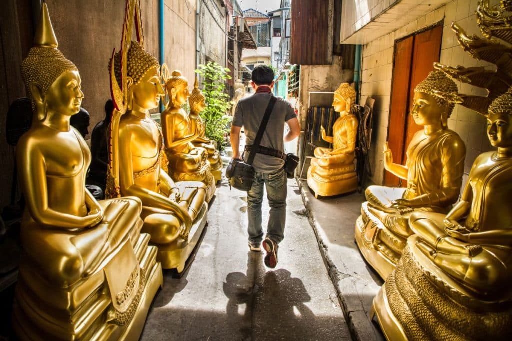 Traveler in Bangkok