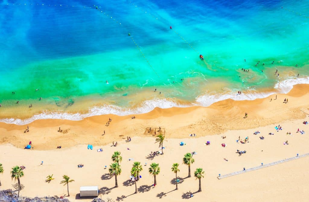 Las teresitas beach, Tenerife, Canary Islands