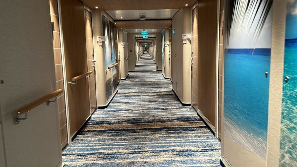 carnival celebration cabin hallway