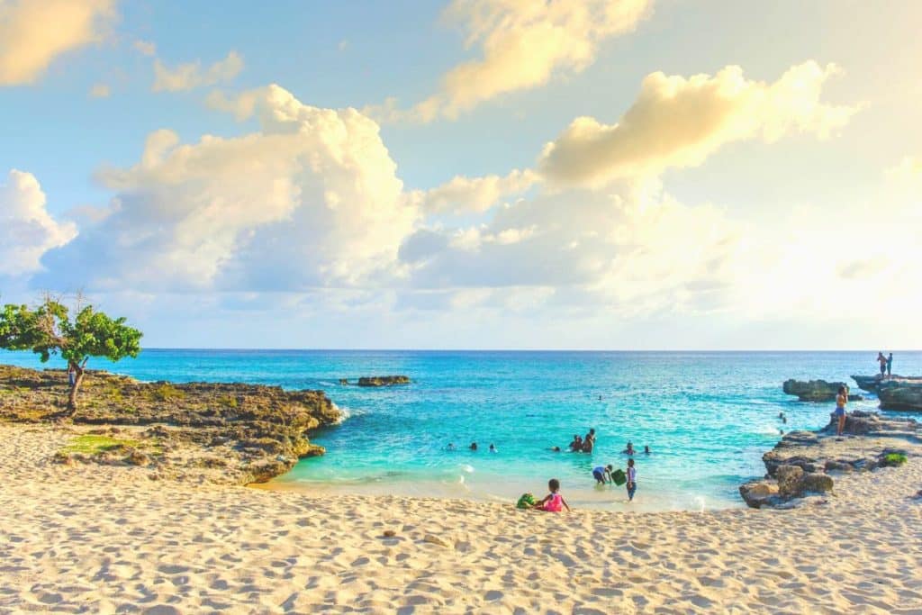 Smith’s Barcadere beach in Cayman Islands