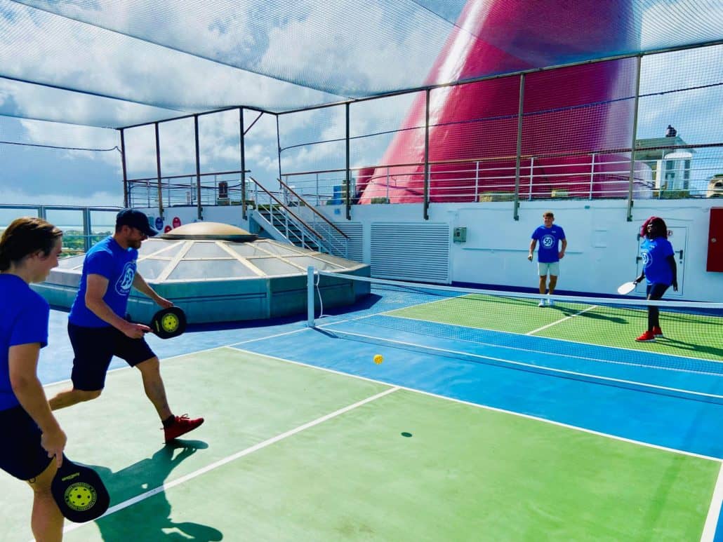 carnival conquest crew members pickleball