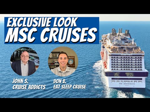 EXCLUSIVE LOOK AT MSC CRUISES + LIVE CRUISE Q&A