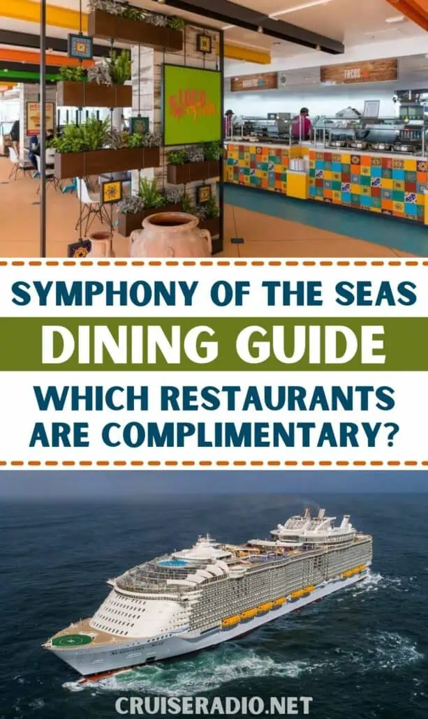 symphony of the seas dining guide