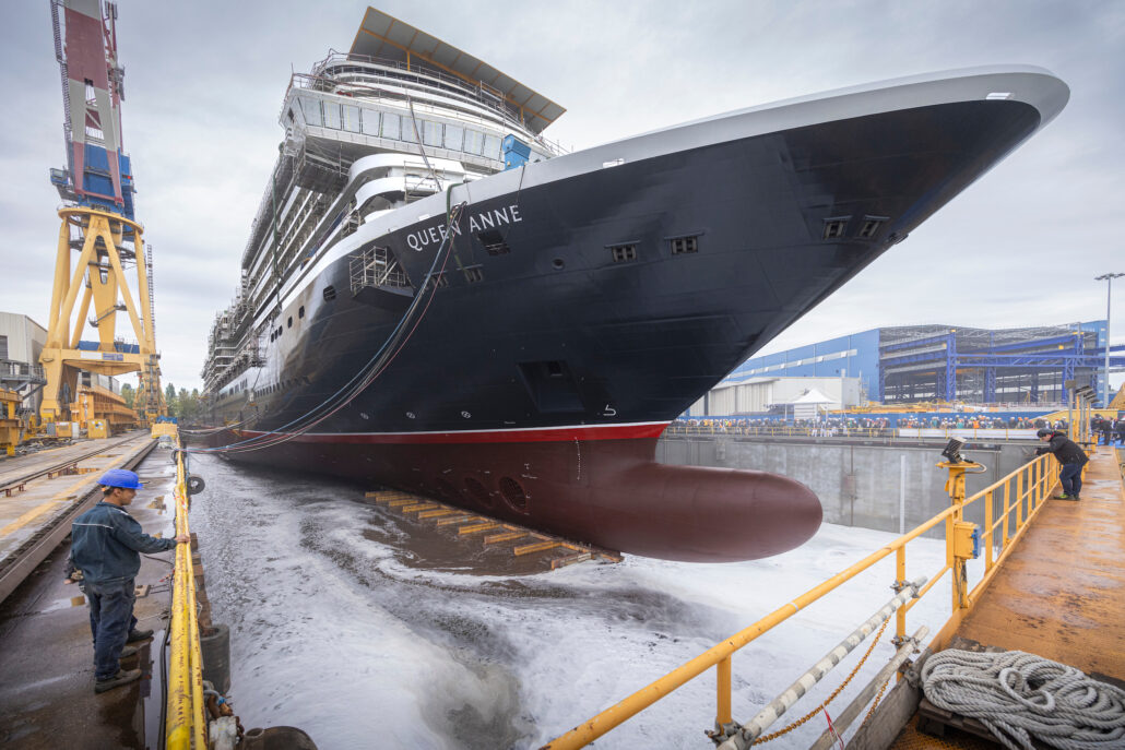 cunard queen anne fincantieri shipyard marghera italy