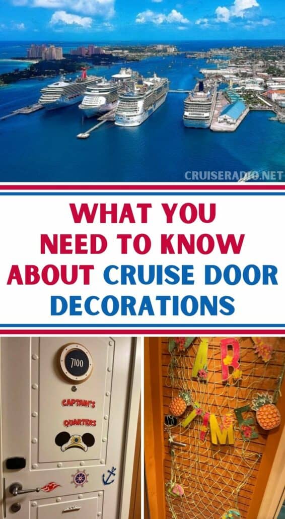 what you need to know about cruise door decorations