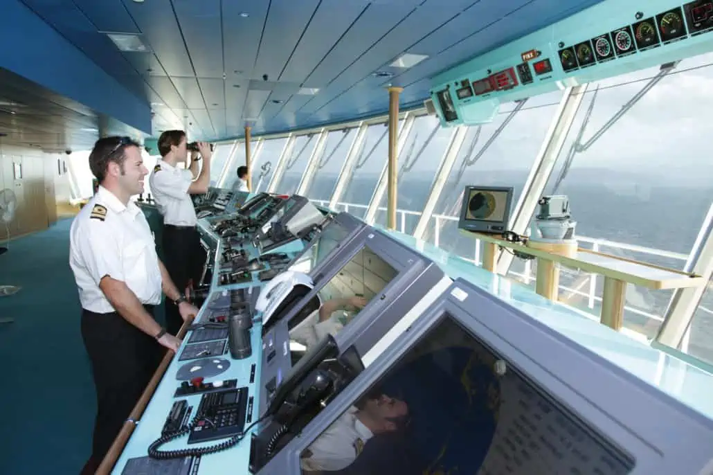 holland america ship bridge officers