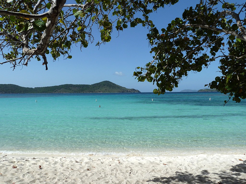 Stunning view of Lindquist Beach on Saint Thomas 