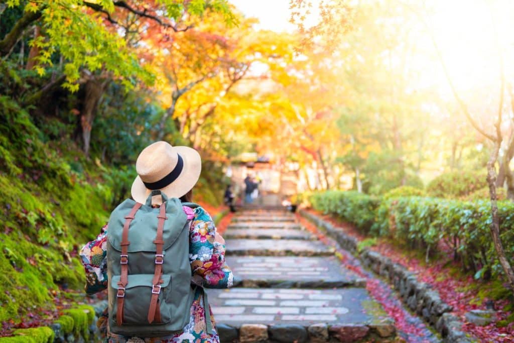 solo traveler in japan