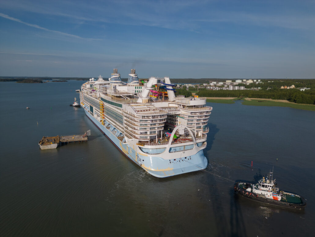 World’s Largest Cruise Ship Completes Sea Trials