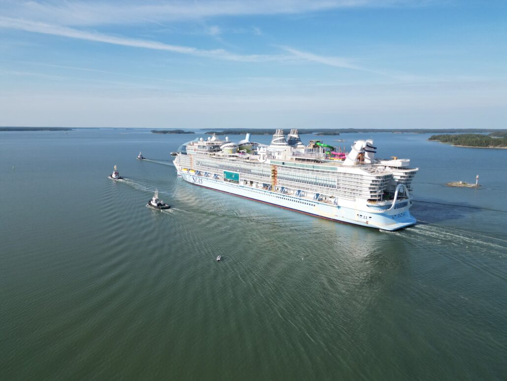 World’s Largest Cruise Ship Completes Sea Trials