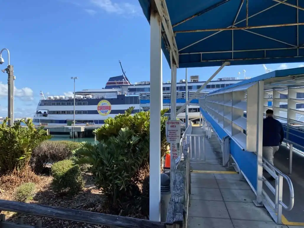 victory cruise casino embarkation