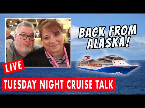 Back from Alaska Cruise Live Stream with Tony and Jenny