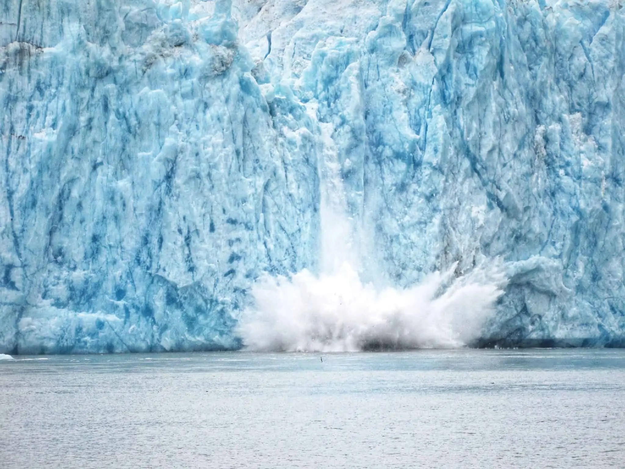 glacier calving alaska