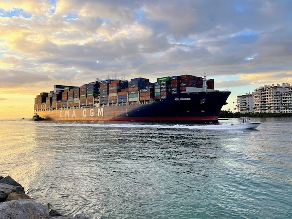 container ship port miami florida