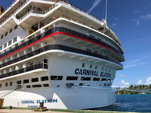 carnival elation exterior nassau