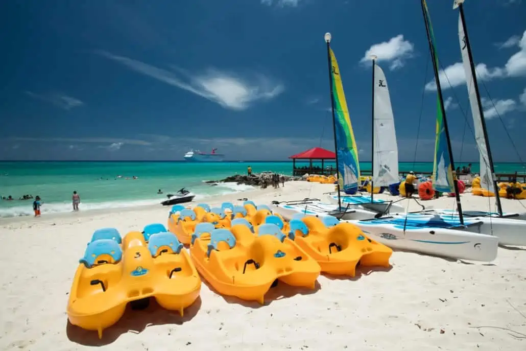 Princess Cay Bahamas, water activities, private island