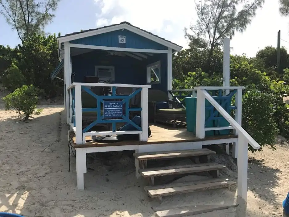 half moon cay cabana