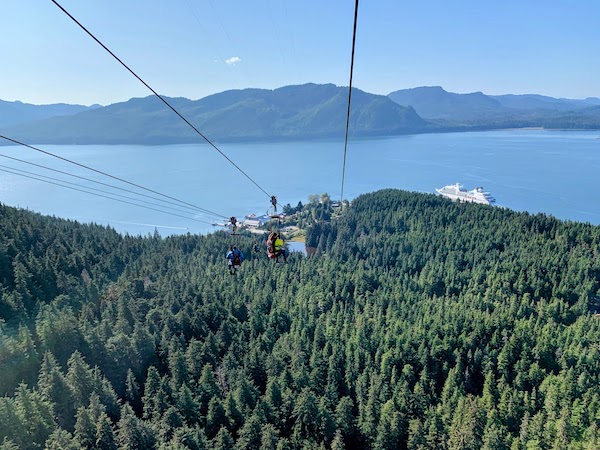 zip line icy strait point alaska