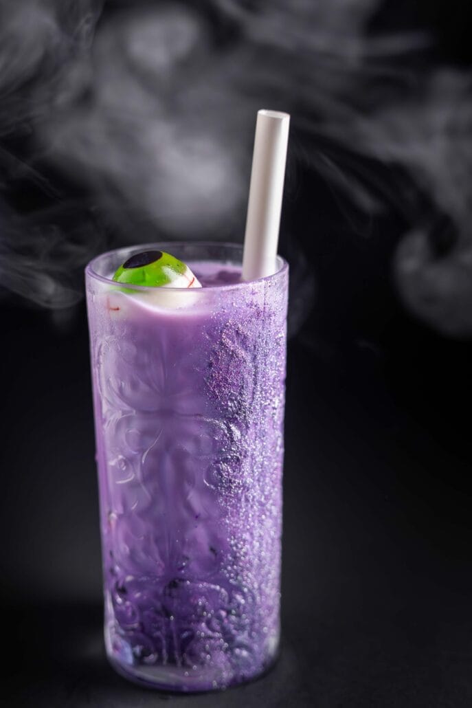 Ghoulish Delight ube flavored drink disney cruise line