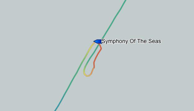 symphony of the seas marine tracker