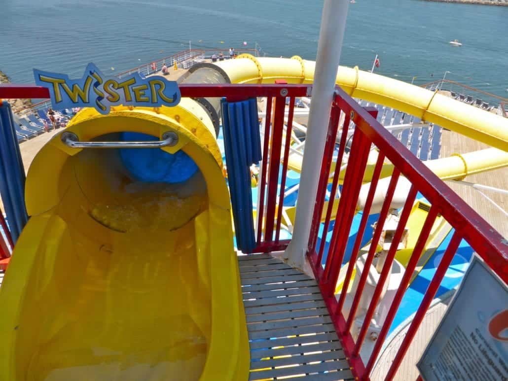 Carnival Imagination WaterWorks Twister Water Slide