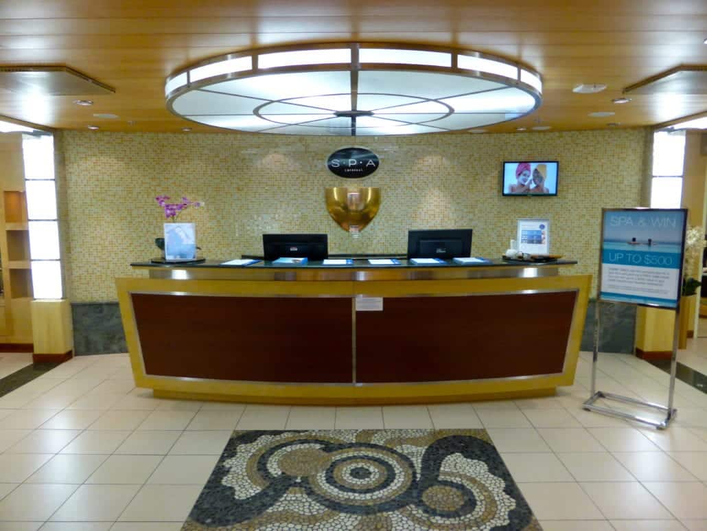 Carnival Imagination Spa Desk