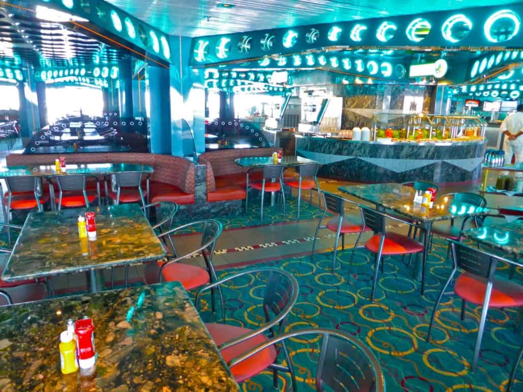 Carnival Imagination Lido Buffet