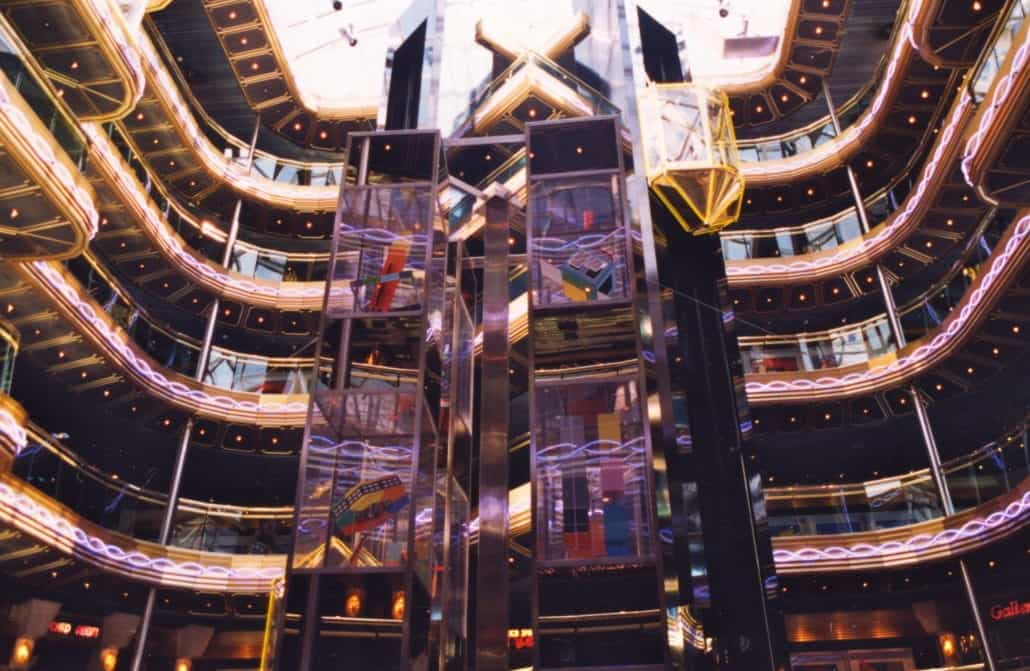 Carnival Imagination Atrium Elevators